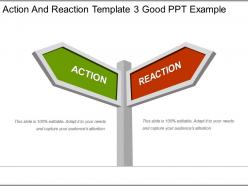 Action and reaction template 3 good ppt example