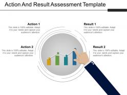 Action and result assessment template 1 powerpoint slides