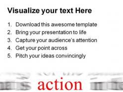 Action business powerpoint background and template 1210