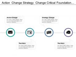Action change strategy change critical foundation continual improvement