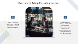 Action Consulting Concepts Powerpoint Presentation And Google Slides ICP Engaging Colorful