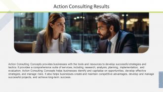 Action Consulting Concepts Powerpoint Presentation And Google Slides ICP Images Impressive