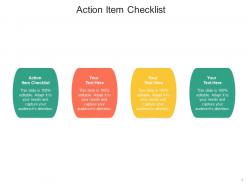 Action item checklist ppt powerpoint presentation professional background designs cpb