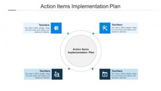 Action items implementation plan ppt powerpoint presentation portfolio example cpb