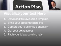 Action plan business powerpoint templates and powerpoint backgrounds 0911