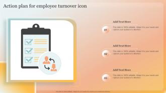 Action Plan For Employee Turnover Icon