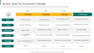 Action plan for enhancing team capabilities action plan for tuckmans model