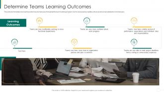 Action plan for enhancing team capabilities determine teams learning outcomes