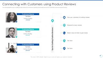 Action plan for improving consumer intimacy connecting with customers using product reviews