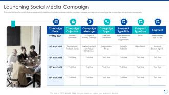 Action plan for improving consumer intimacy launching social media campaign