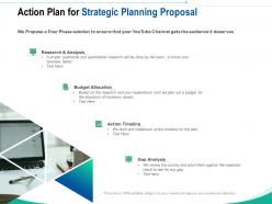 Action plan for strategic planning proposal ppt powerpoint presentation outline icon
