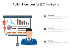 Action plan icon for seo marketing