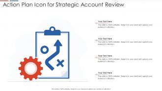 Action Plan Icon For Strategic Account Review