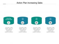 Action plan increasing sales ppt powerpoint presentation summary shapes cpb