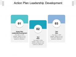 Action plan leadership development ppt powerpoint presentation ideas inspiration cpb