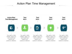 Action plan time management ppt powerpoint presentation portfolio design ideas cpb