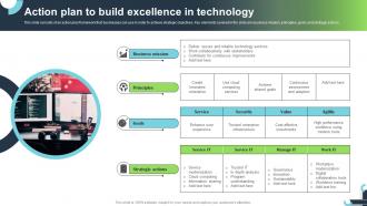 Action Plan To Build Excellence In Technology