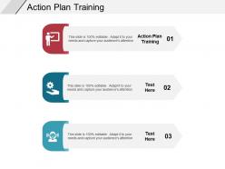 Action plan training ppt powerpoint presentation tips cpb