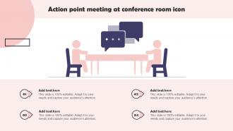 Action Point Meeting At Conference Room Icon