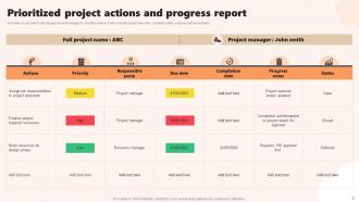 Action Progress PowerPoint PPT Template Bundles Unique Professional