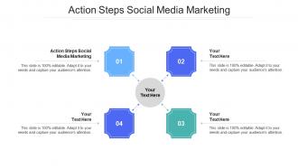 Action steps social media marketing ppt powerpoint presentation styles slides cpb