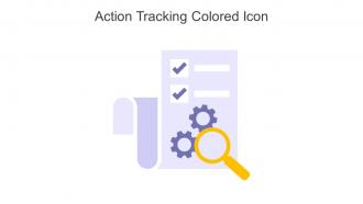 Action Tracking Colored Icon In Powerpoint Pptx Png And Editable Eps Format