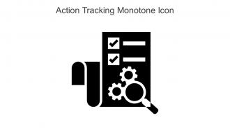 Action Tracking Monotone Icon In Powerpoint Pptx Png And Editable Eps Format