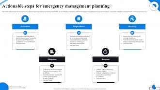Actionable Steps For Emergency Management Planning