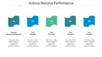 Actions Resolve Performance Ppt Powerpoint Presentation Ideas Model Cpb
