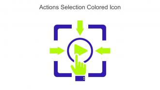 Actions Selection Colored Icon In Powerpoint Pptx Png And Editable Eps Format