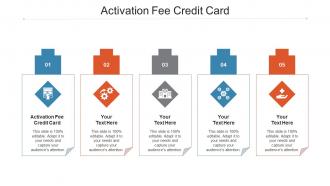 Activation Fee Credit Card Ppt Powerpoint Presentation Gallery Information Cpb