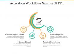 Activation workflows sample of ppt