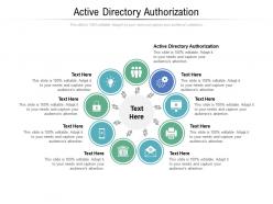 Active directory authorization ppt powerpoint presentation file slide download cpb