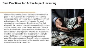 Active Impact Investments Powerpoint Presentation And Google Slides ICP Informative Professional