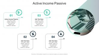 Active Income Passive In Powerpoint And Google Slides Cpb