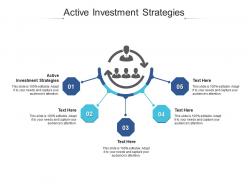 Active investment strategies ppt powerpoint presentation inspiration master slide cpb
