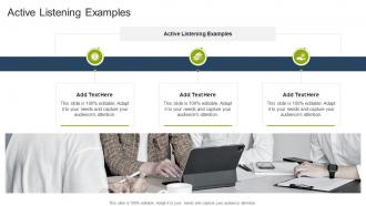 Active Listening Examples In Powerpoint And Google Slides Cpb
