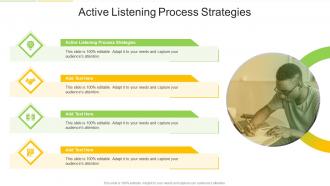 Active Listening Process Strategies In Powerpoint And Google Slides Cpb
