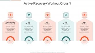 Active Recovery Workout Crossfit In Powerpoint And Google Slides Cpb