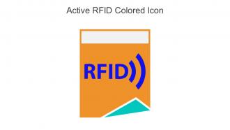 Active RFID Colored Icon In Powerpoint Pptx Png And Editable Eps Format
