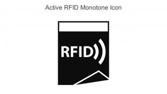 Active RFID Monotone Icon In Powerpoint Pptx Png And Editable Eps Format