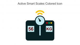 Active Smart Scales Colored Icon In Powerpoint Pptx Png And Editable Eps Format