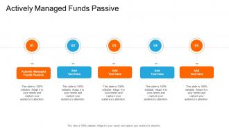 Actively Managed Funds Passive In Powerpoint And Google Slides Cpb