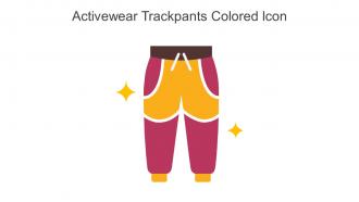 Activewear Trackpants Colored Icon In Powerpoint Pptx Png And Editable Eps Format