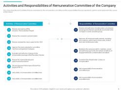 Activities and responsibilities stakeholder governance to improve overall corporate performance