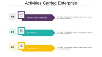 Activities Carried Enterprise In Powerpoint And Google Slides Cpb