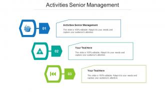 Activities Senior Management Ppt Powerpoint Presentation Gallery Elements Cpb