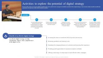 Activities To Explore The Potential Of Guide To Place Digital At The Heart Of Business Strategy SS V