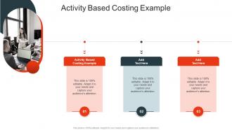 Activity Based Costing Example In Powerpoint And Google Slides Cpb