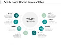 Activity based costing implementation ppt powerpoint presentation inspiration clipart cpb
